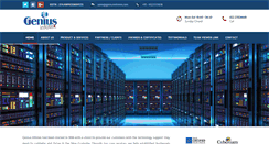 Desktop Screenshot of geniusinfotek.com